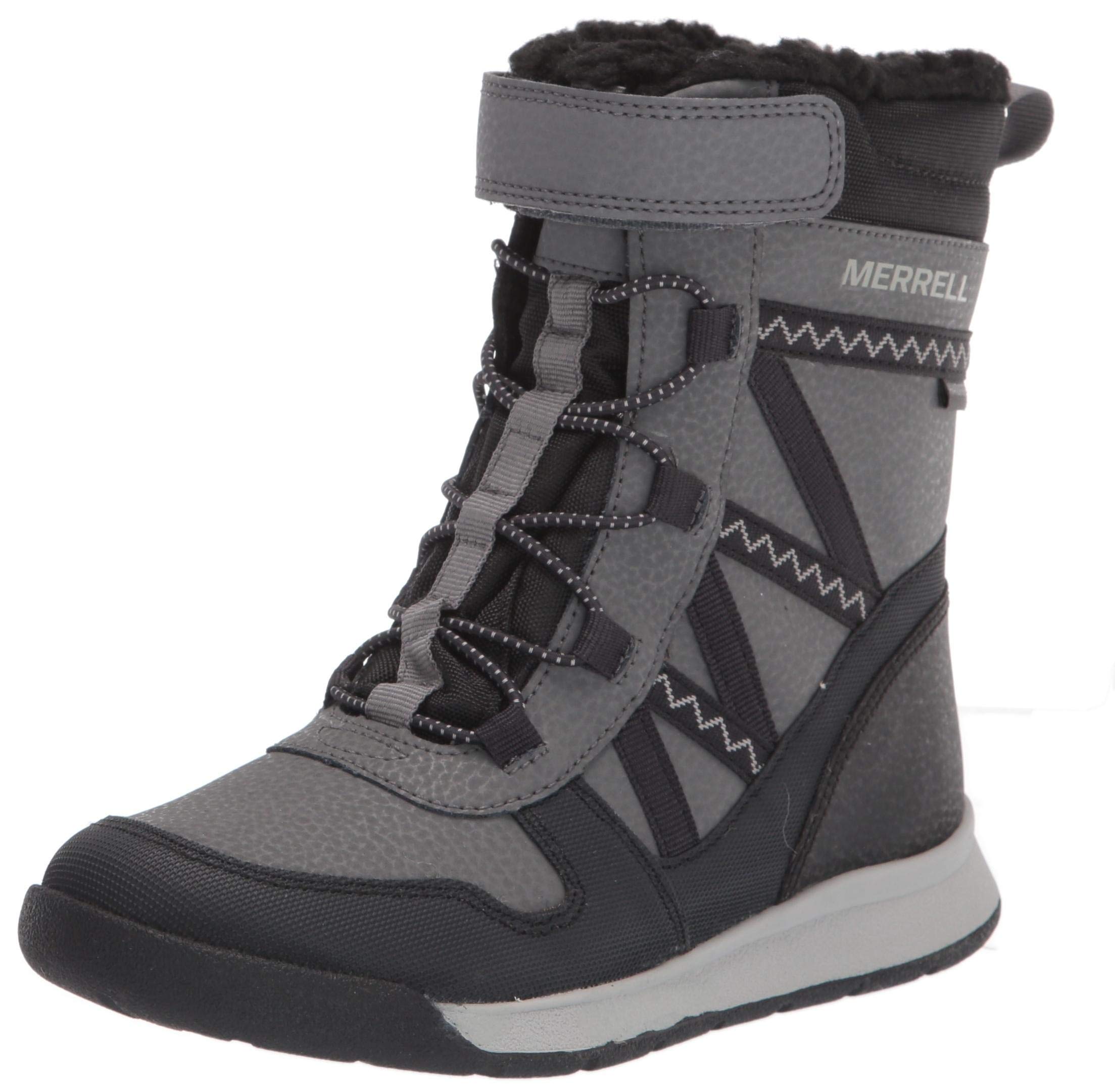 Merrell Kid's Snow Crush 2.0 Waterproof Winter Boots for Boys & Girls - Warm, Durable & Non-Slip for Snow Play, Hiking & Outdoor Adventures