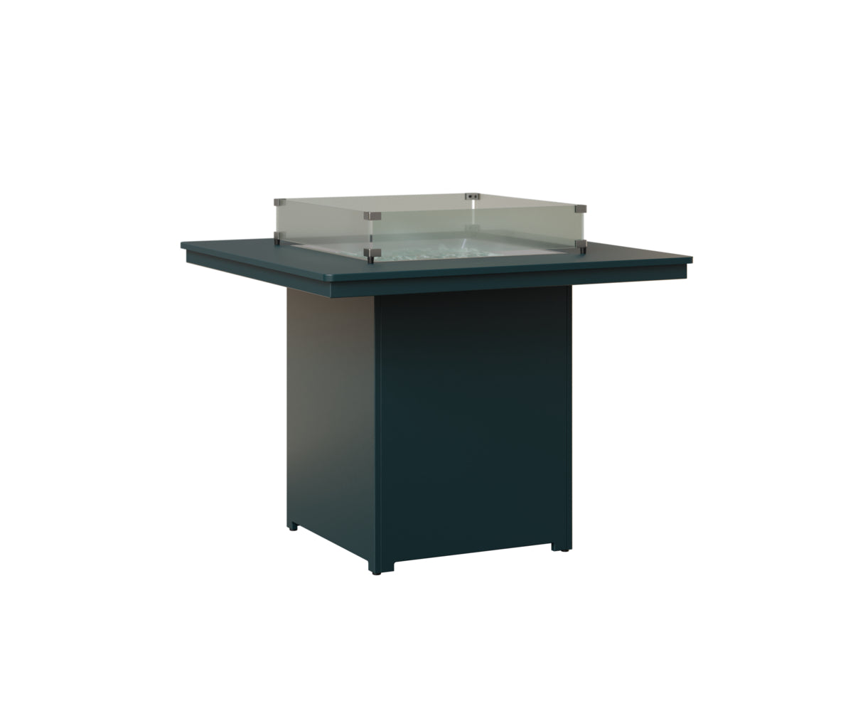 Berlin Gardens Numa Square Fire Pit - Outdoor Counter Height Fire Pit for Patio, Backyard & Garden Gatherings - Perfect for Campfires, BBQs & Entertaining