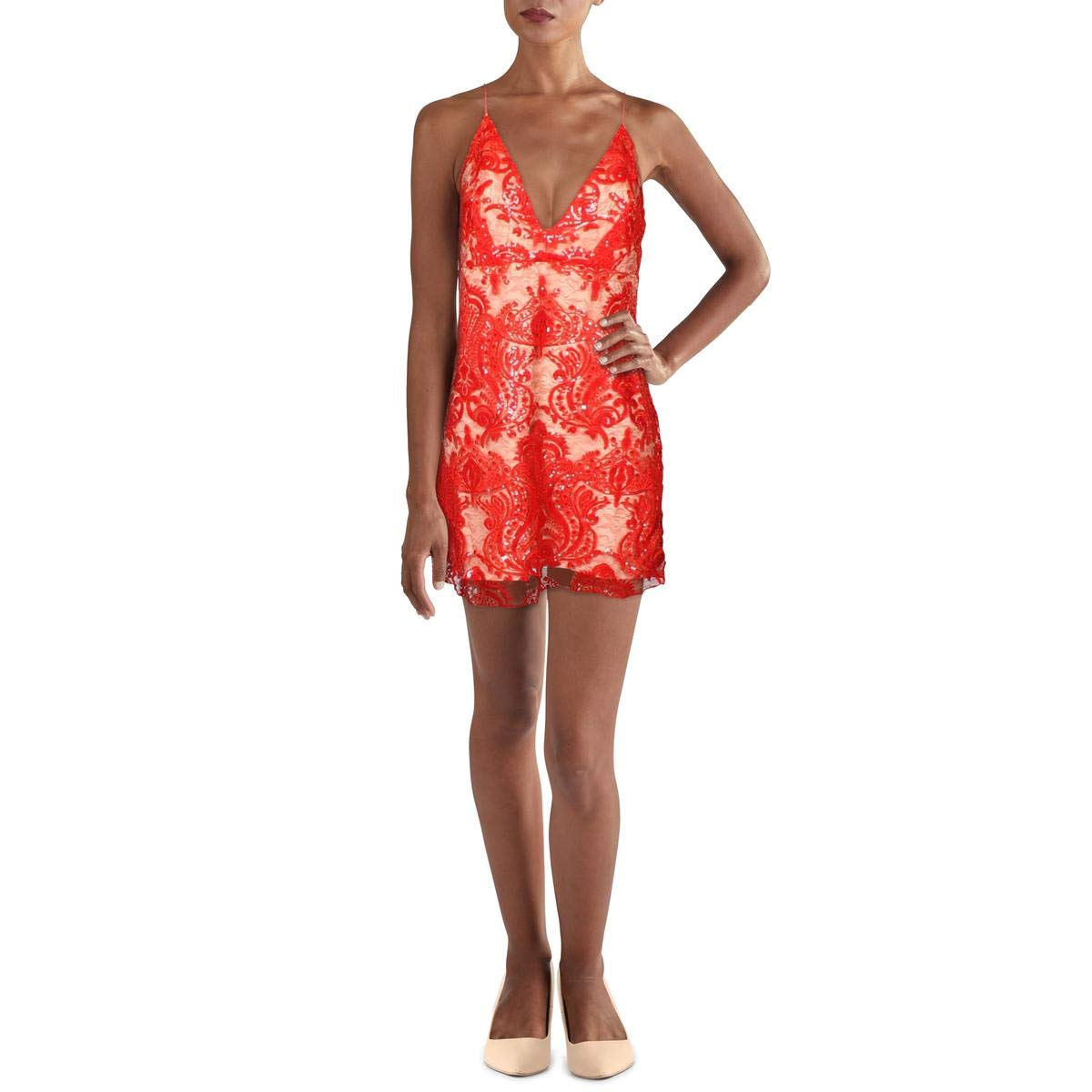 Free People Night Shimmer Mini Dress - Sexy Glitter Party Dress for Women, Perfect for Club, Date Night & Special Occasions