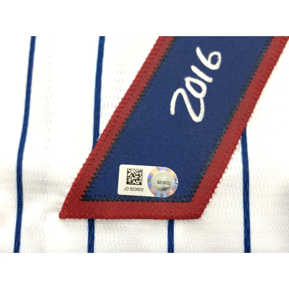 Authentic Kris Bryant Signed 2016 World Series Champions Cubs Jersey with MLB COA - Perfect for MLB Memorabilia Collectors & Chicago Cubs Fans