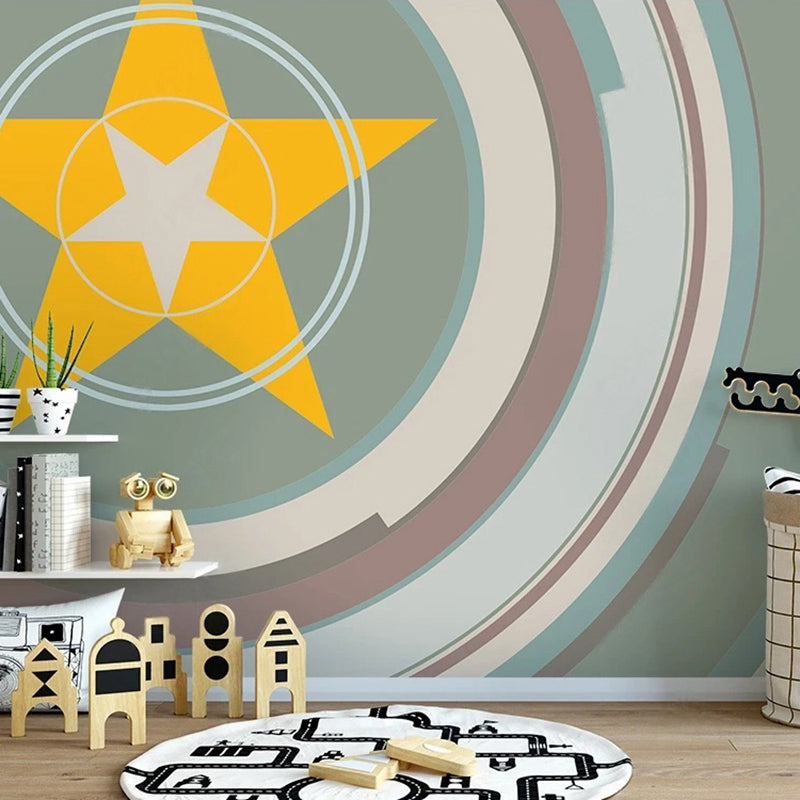 You Are a Star Nursery Wallpaper - Kids Room Wall Mural for Baby & Toddler Bedroom Decor - Space Themed Wallpaper for Children's Room