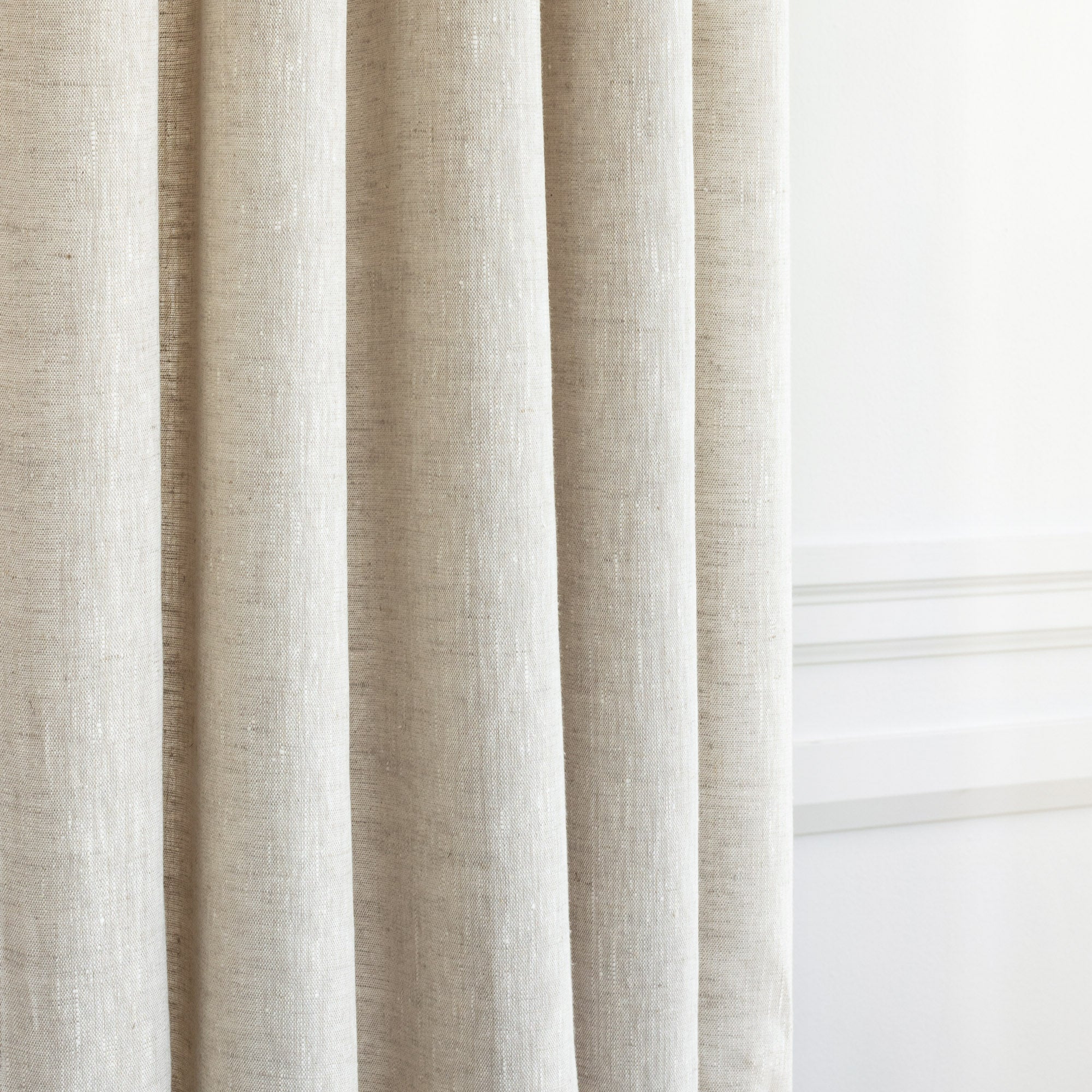 Premium Tuscany Linen Fabric - Natural Oatmeal Slub Textured Fabric for Home Decor, Upholstery & DIY Sewing Projects | Perfect for Curtains, Pillows & Table Runners