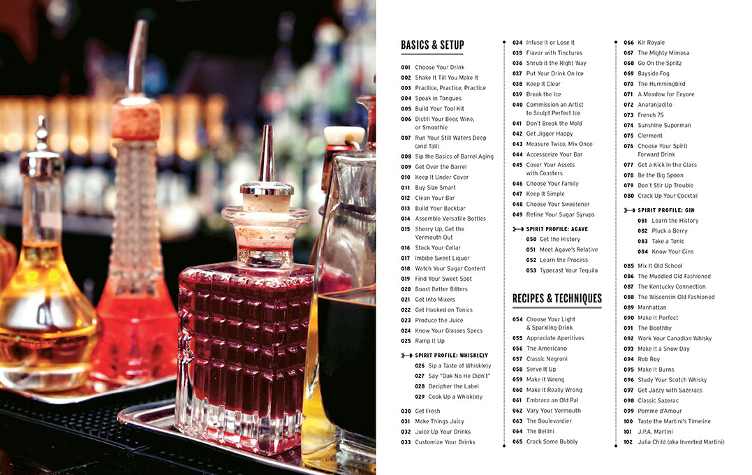 The Complete Cocktail Manual - Essential Guide to Mixing Drinks & Bartending Techniques | Perfect for Home Bars, Parties & Professional Bartenders