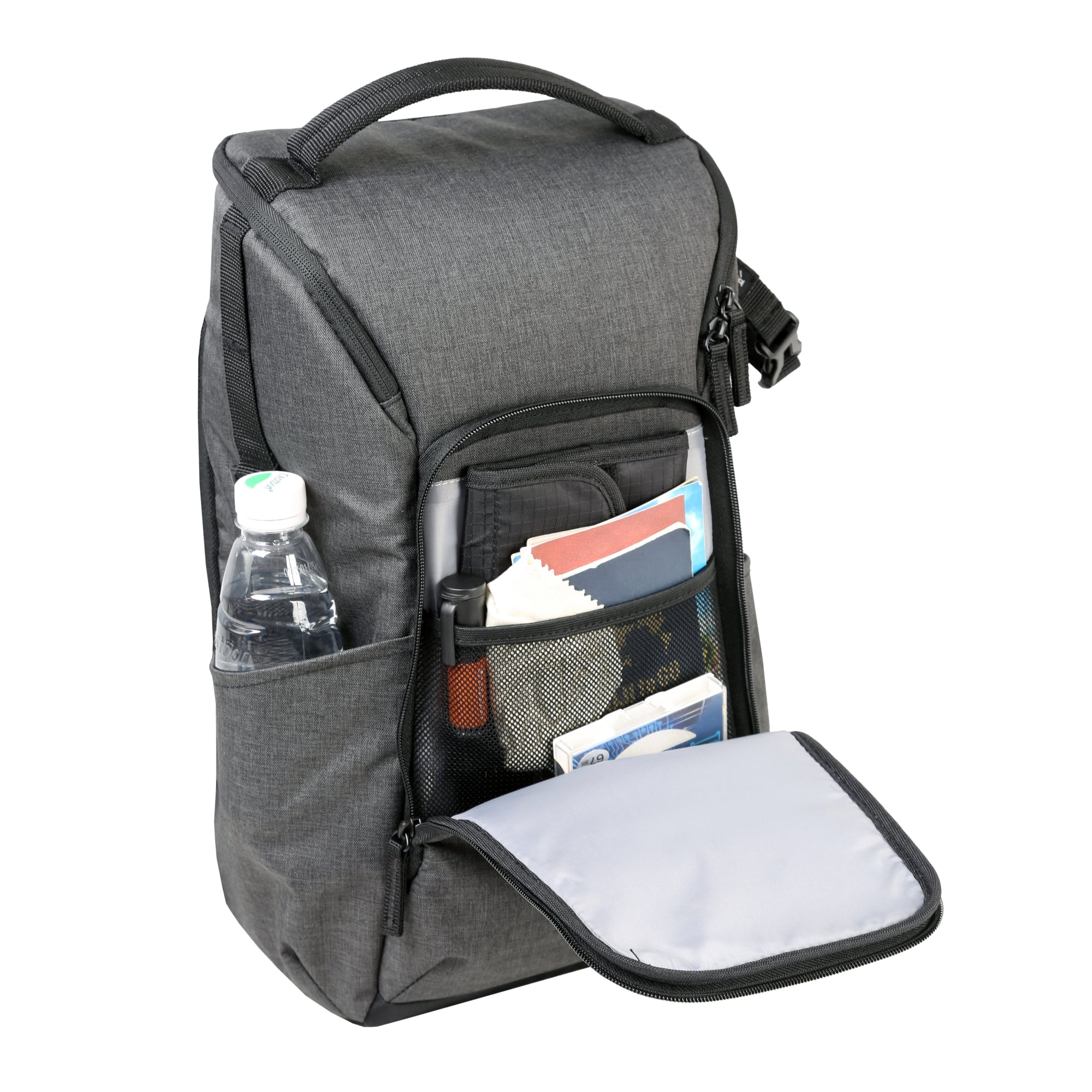 Vesta Aspire 41 Gray Camera Backpack - Waterproof DSLR Camera Bag with Adjustable Dividers for Photographers - Perfect for Travel, Hiking & Outdoor Photography