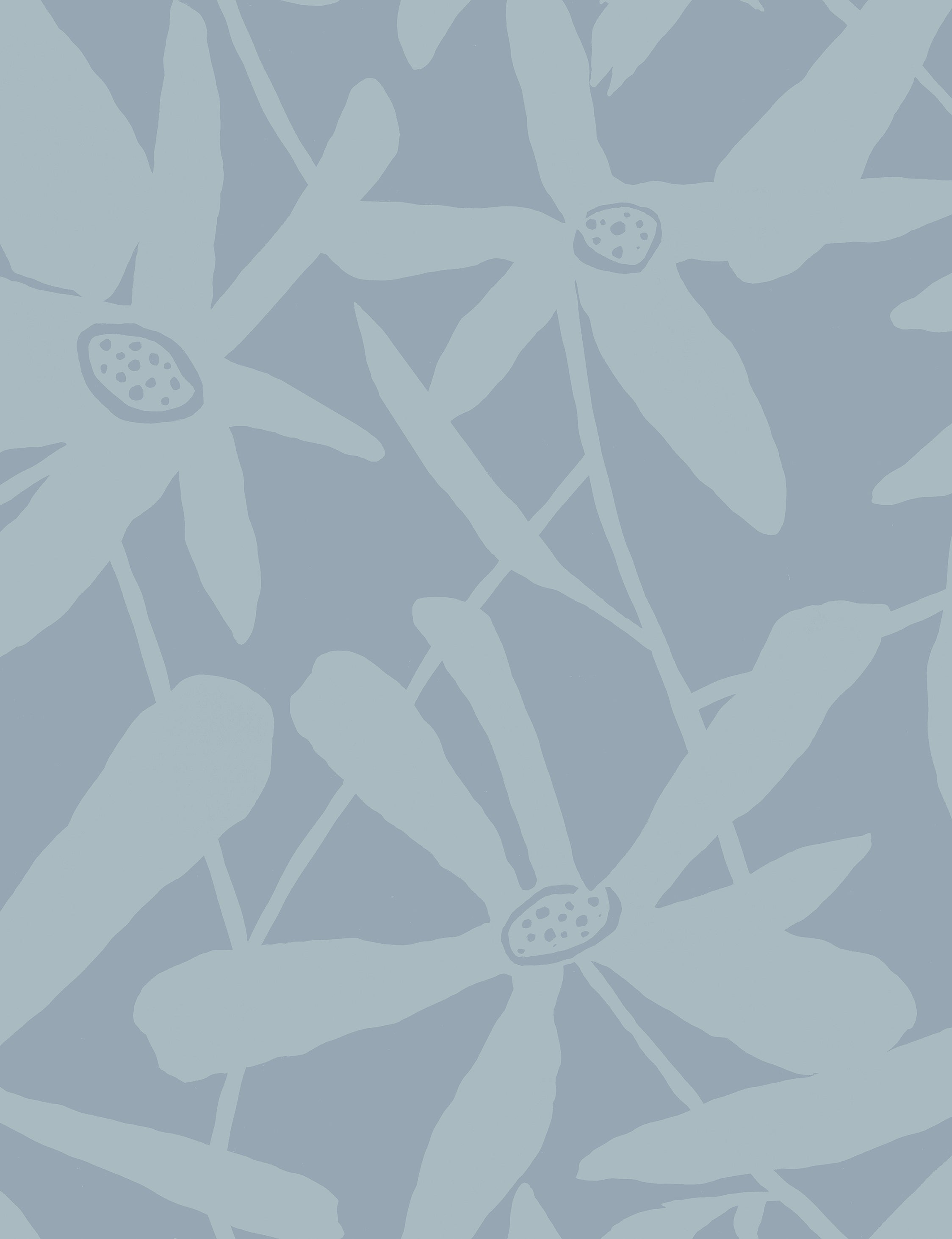 Susan Hable Swatch Blossom Blue Wallpaper - Perfect for Nursery, Bedroom & Home Decor