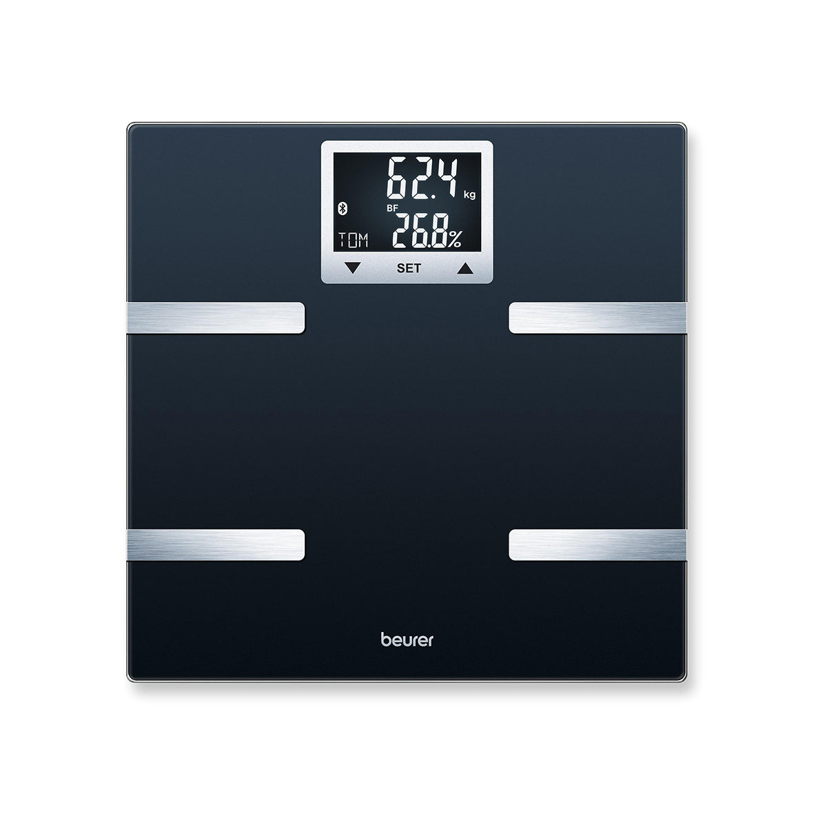 Beurer BF 720 Bluetooth Body Fat Scale - Smart Digital Bathroom Weight Scale with Body Composition Analyzer, BMI Calculator & Mobile App Sync for Fitness Tracking & Health Monitoring