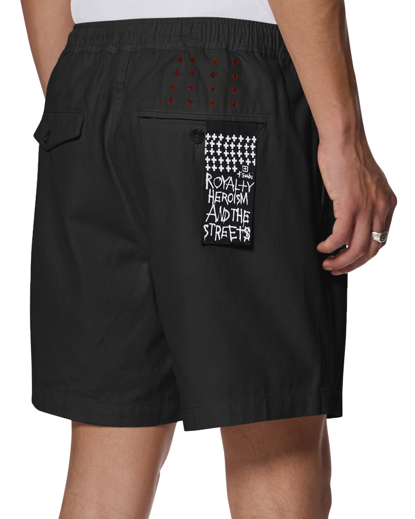 Rugger Shorts for Men - Black Athletic Shorts for Running, Gym & Casual Wear - Comfortable & Durable Workout Shorts