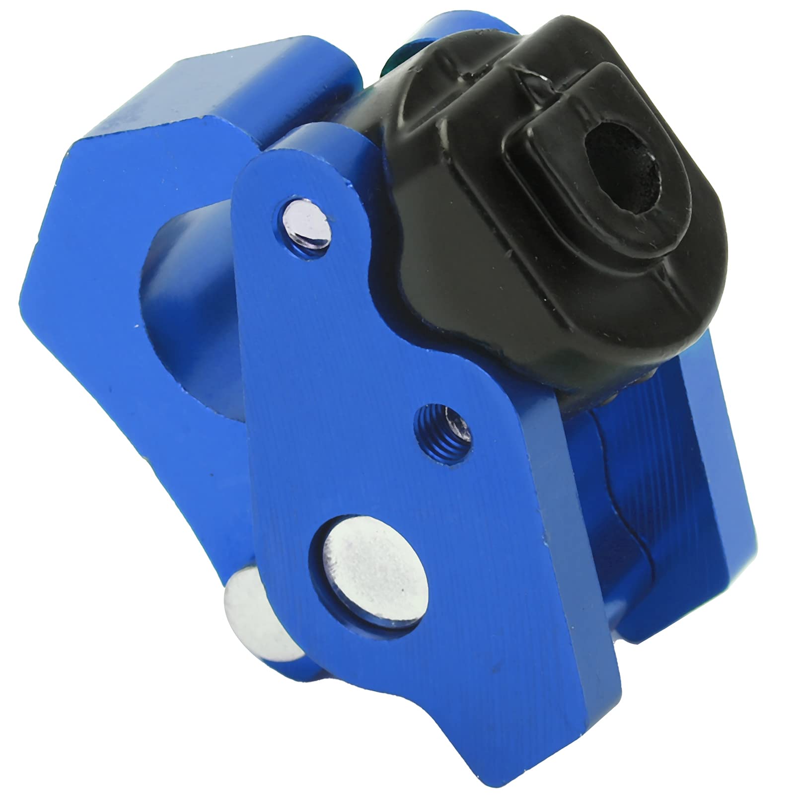 Universal Motorcycle Helmet Hook - CNC Aluminum Alloy Hanger for Scooter & Luggage - Blue - Secure Storage On-the-Go