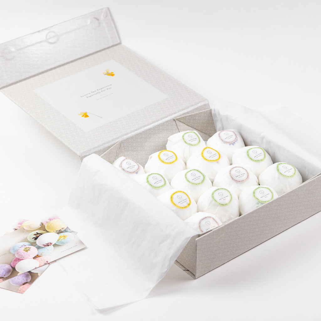 100% Natural Vegan Bath Bombs - 6-Piece Assorted Scents (Lavender, Eucalyptus, Citrus) for Relaxation & Self-Care - Perfect for Spa Nights, Gifts & Stress Relief