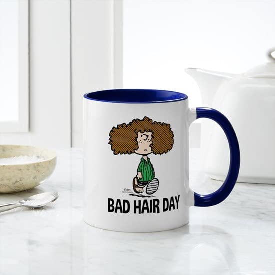 Peppermint Patty Bad Hair Day 20oz Ceramic Coffee Mug - Large 11oz (325ml) Funny Novelty Cup for Office, Home & Gifts - Perfect for Coffee, Tea & Hot Chocolate