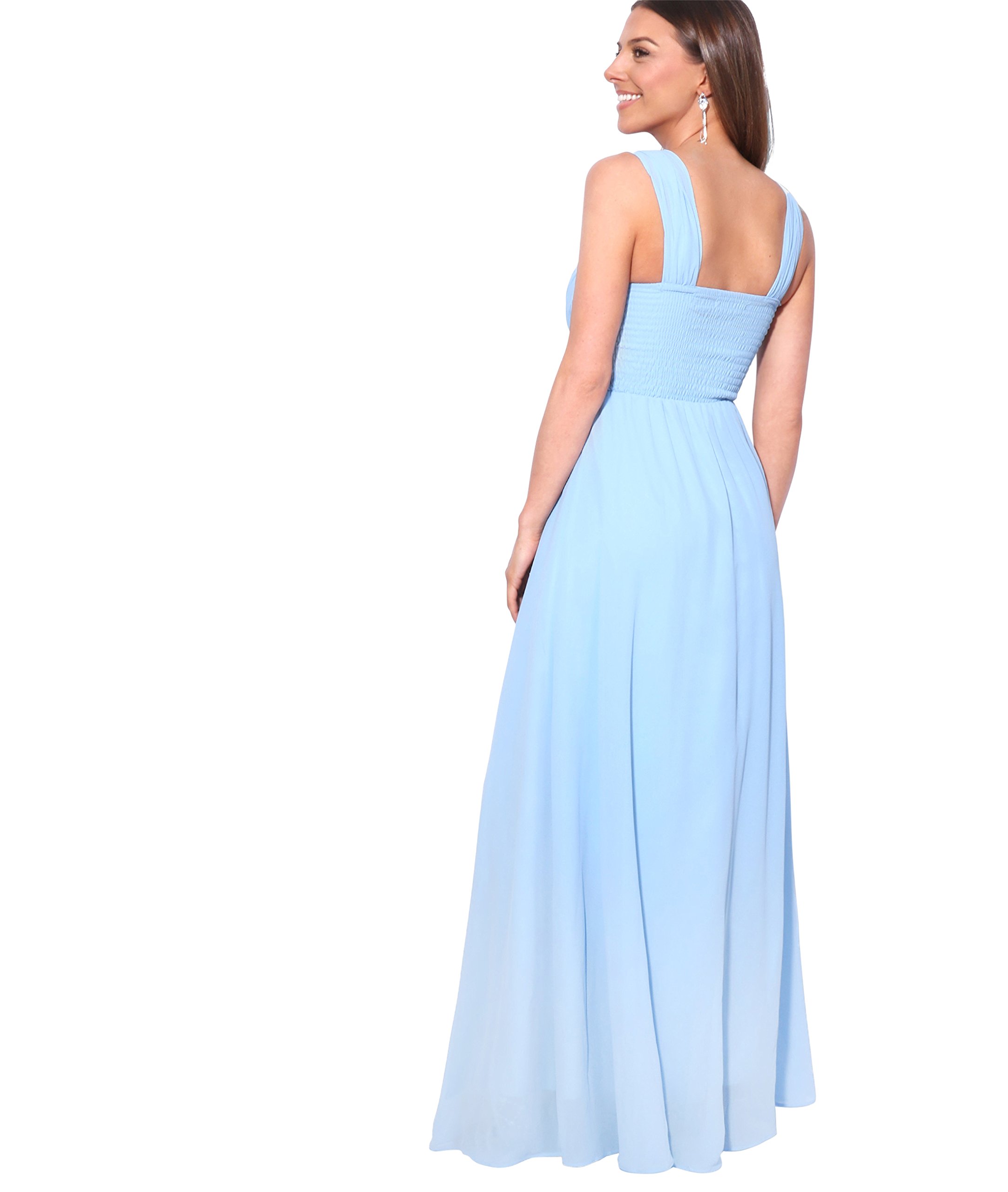 KRISP Women's Plus Size Prom Maxi Dress - Elegant Wedding Bridesmaid Evening Cocktail Gown for Special Occasions | Perfect for Formal Events, Parties & Dances