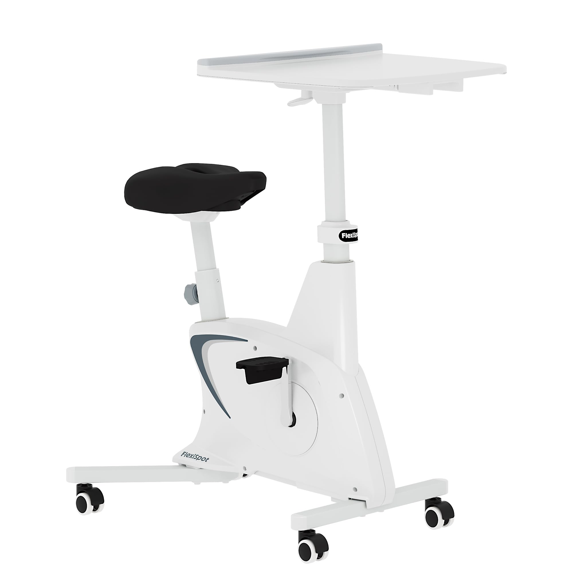 FLEXISPOT V9 3-in-1 Under Desk Exercise Bike with Adjustable Resistance, LCD Display & 350LBS Capacity - Home Office Workout Equipment for Cardio, Leg Training & Active Sitting
