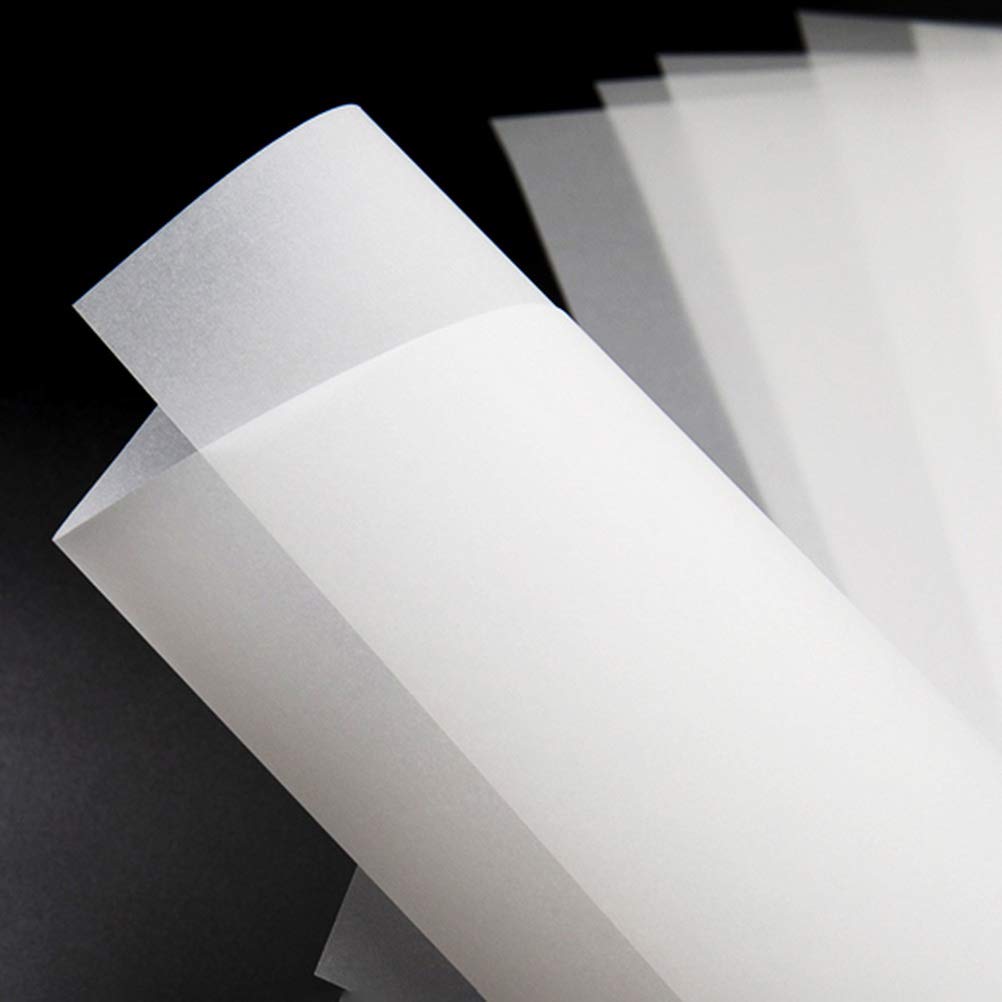 50 Sheets Tracing Paper Pad, 8.5 x 11 Inches - Artist Sketching Paper, Translucent White Clear Trace Paper for Drawing, Animation & Drafting - Perfect for Artists, Designers & Students (Ideal for Sketching, Tracing & Calligraphy Practice)