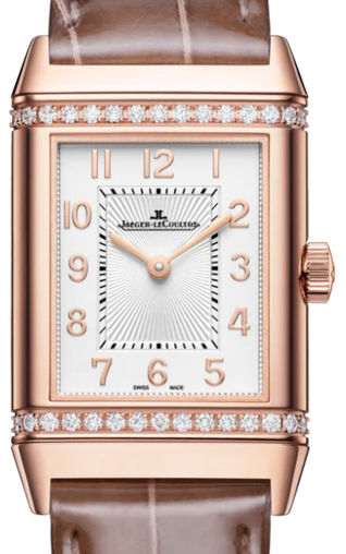 Jaeger-LeCoultre Reverso Classic Duetto Rose Gold & Diamonds Women's Luxury Watch - Elegant Dress Watch for Formal Events & Special Occasions