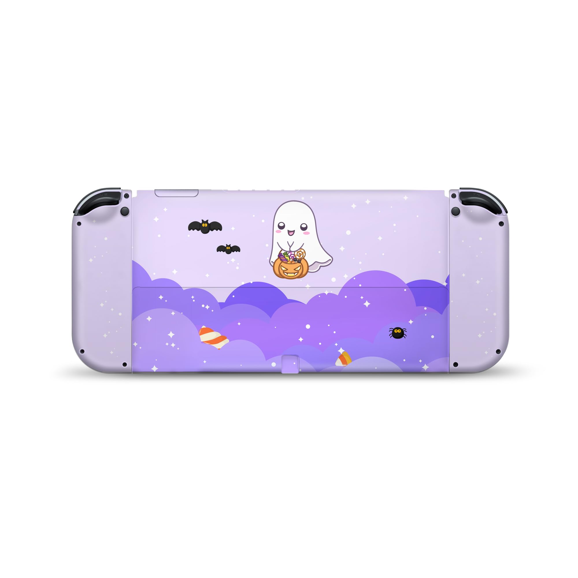 Anime Cartoon Nintendo Switch OLED Skin Wrap Cover - Premium Vinyl 3M Full Wrap Decal with Non-Slip Design | Compatible with Nintendo Switch OLED Model | Perfect for Halloween, Gaming Parties & Personalization