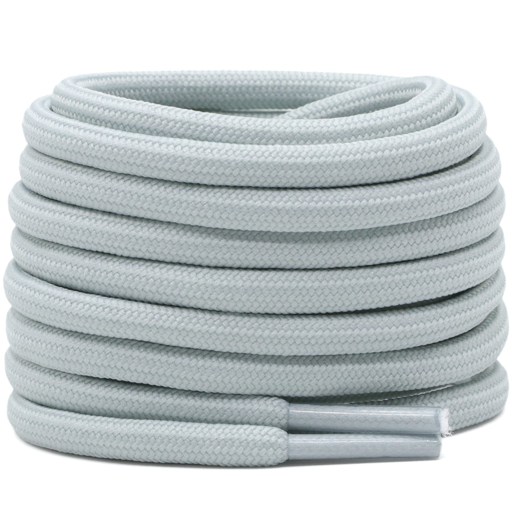 DELELE 2 Pairs Thick Round Climbing Shoelaces - Durable Hiking & Boot Laces for Outdoor Adventures, Trail Running & Work Boots