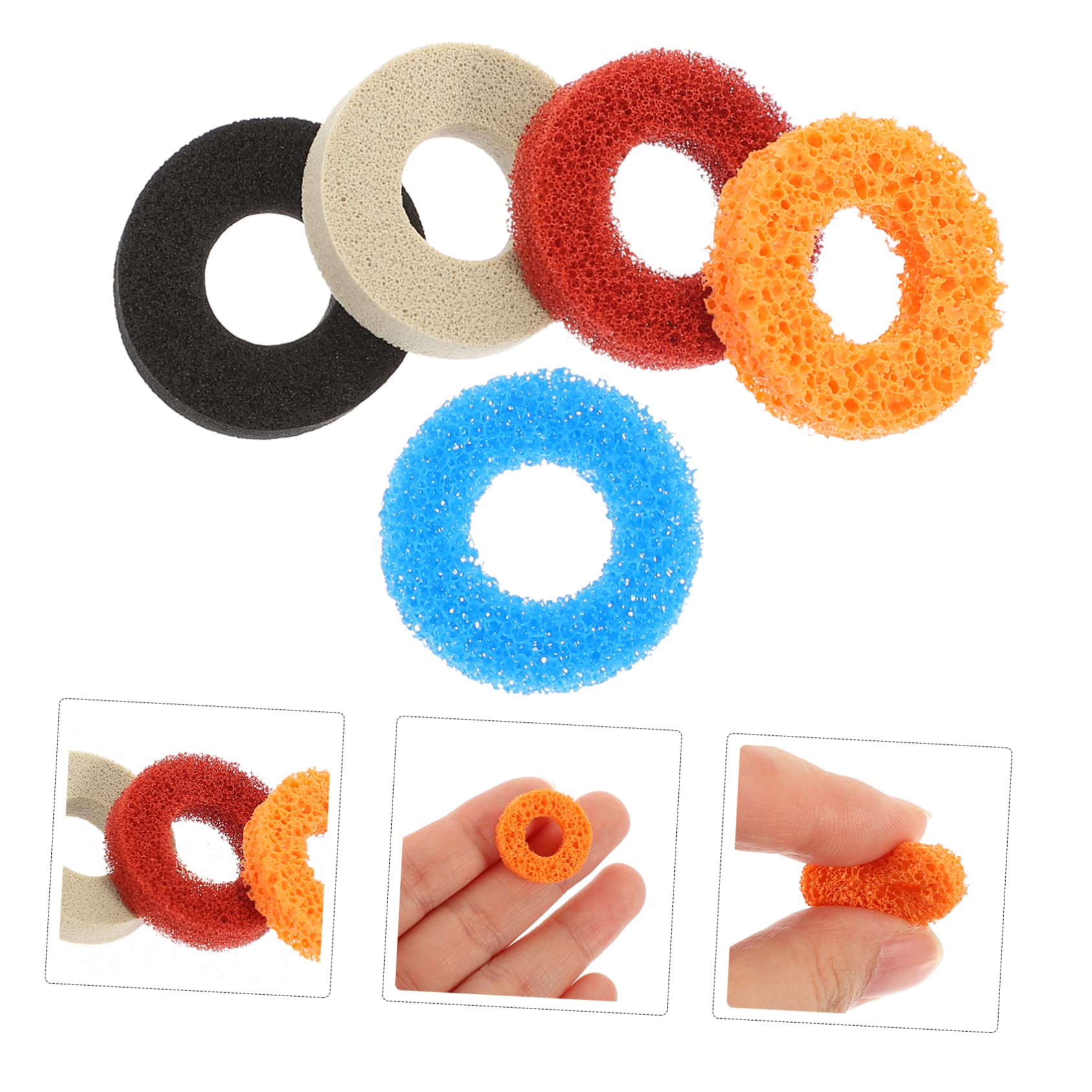 10-Piece Handle Buffer Ring Controller Grips - Ergonomic Exercise Handles & Game Rings for Enhanced Precision - Durable Sponge Buffer Rings for Gaming Accessories - Perfect for PS5, Xbox, Switch & PC Gaming Sessions
