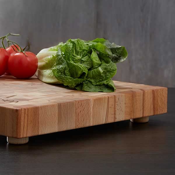 Custom Engraved Laurel Wreath Wood Cutting Board 16x18x1.75