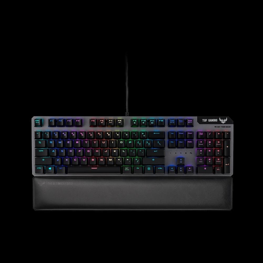 ASUS TUF Gaming K7 Mechanical RGB Gaming Keyboard - Tactile Optical Switches, 2-Year Warranty - Perfect for PC Gaming, Esports & Office Work