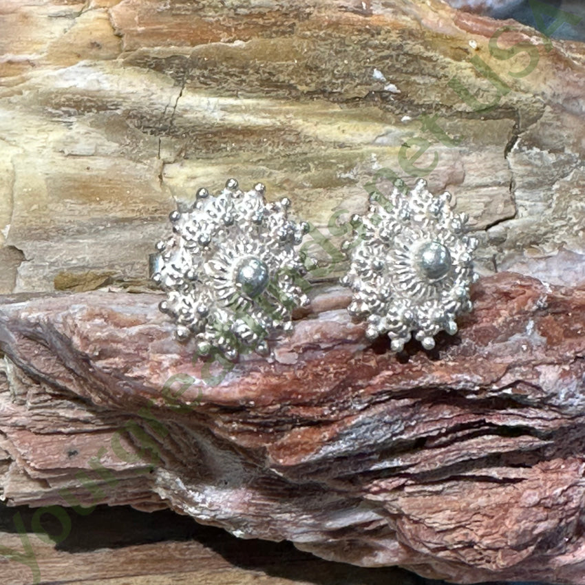 Sterling Silver Cannetille Pierced Post Earrings for Women - Elegant Dangle Drop Earrings for Party, Wedding & Everyday Wear