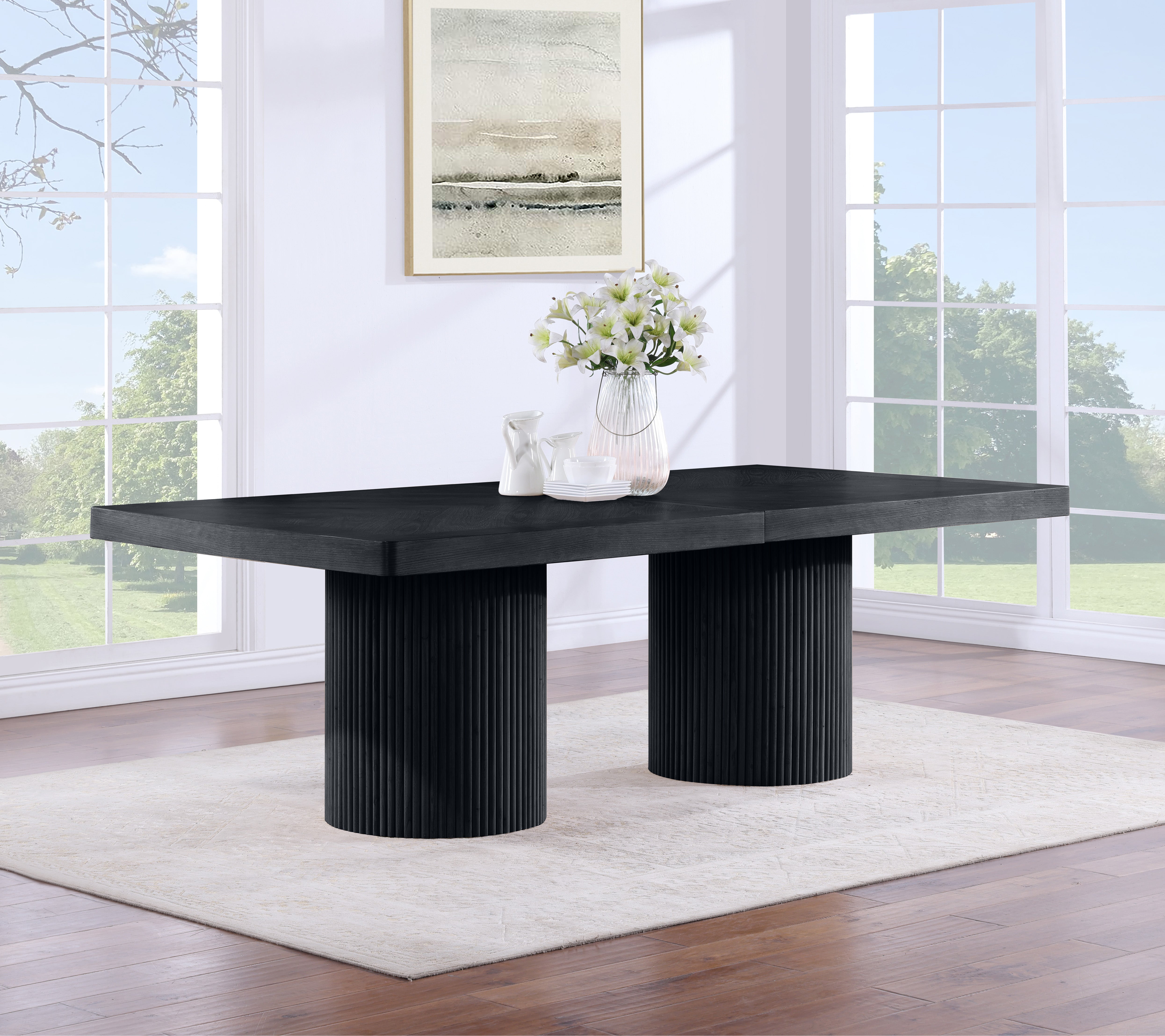 Belinda Dining Table - Modern Wooden Dining Table Set (3-Piece) for Home, Kitchen, and Restaurant Use