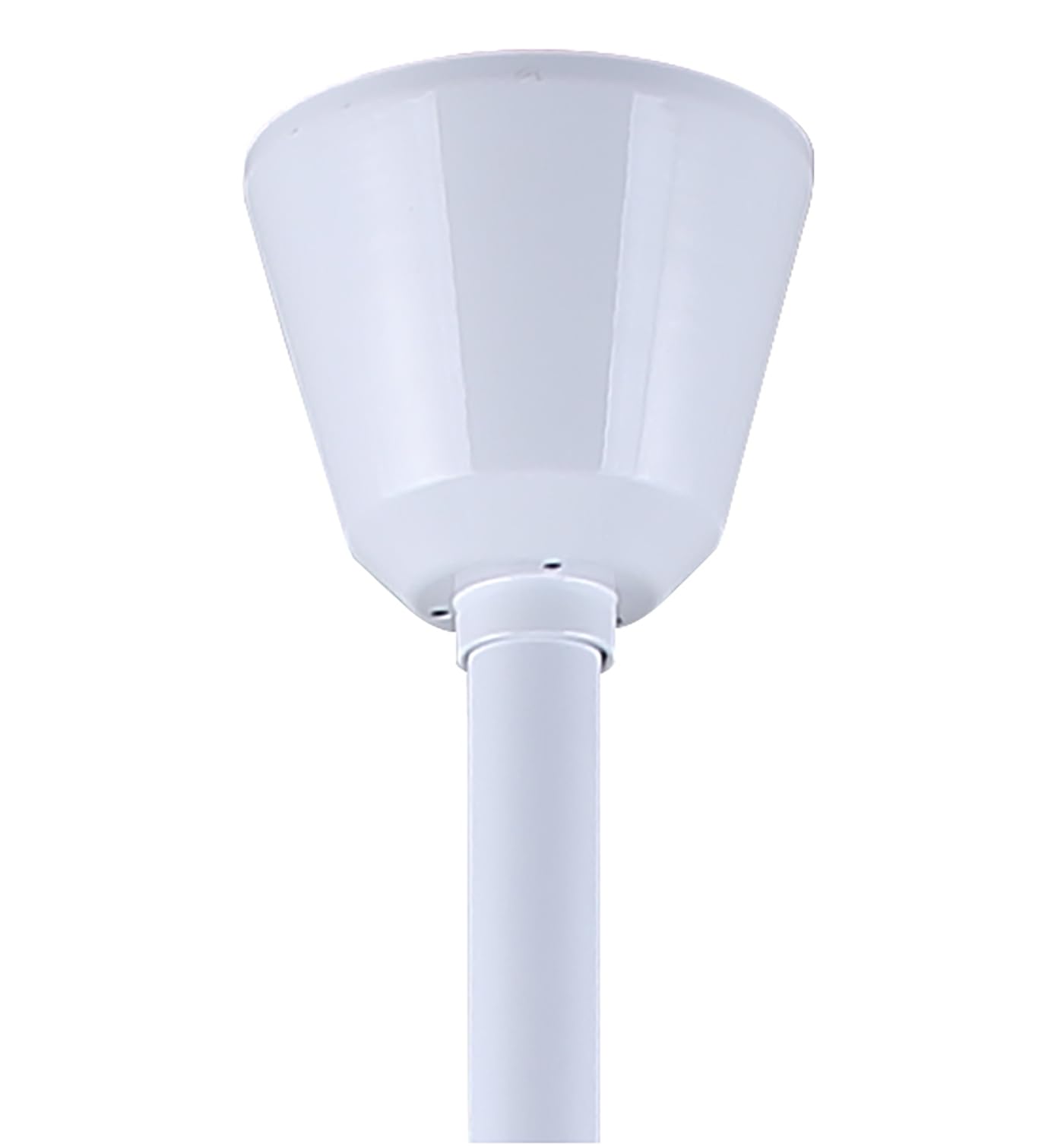 Industrial DC Fan CP60DW11N - 60 Inch High Performance Weatherproof Ceiling Fan with Downrod Mount in White - Perfect for Warehouses, Garages, and Outdoor Patios
