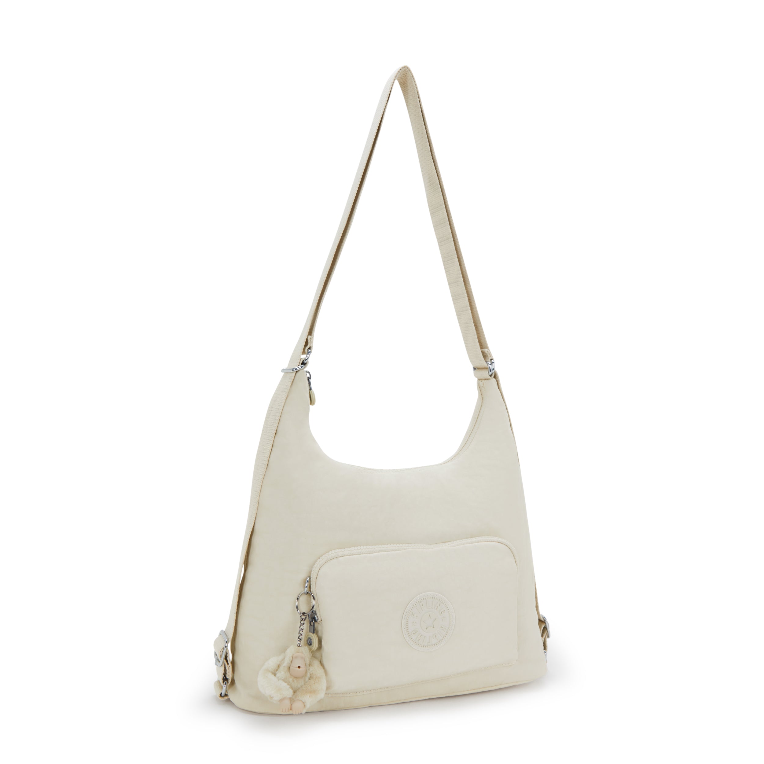Kipling Yenna Convertible Shoulder Bag & Backpack in Hideaway Beige | Women's Fashion Handbag for Work, Travel & Everyday Use