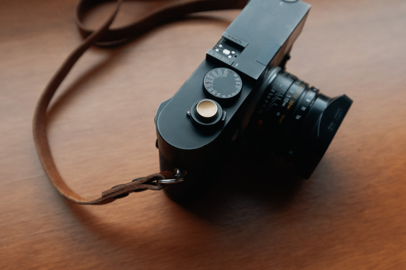 Clever Supply Soft Shutter Button - Premium Brass Camera Accessory for DSLR & Mirrorless Cameras | Perfect for Street Photography & Travel Shooting