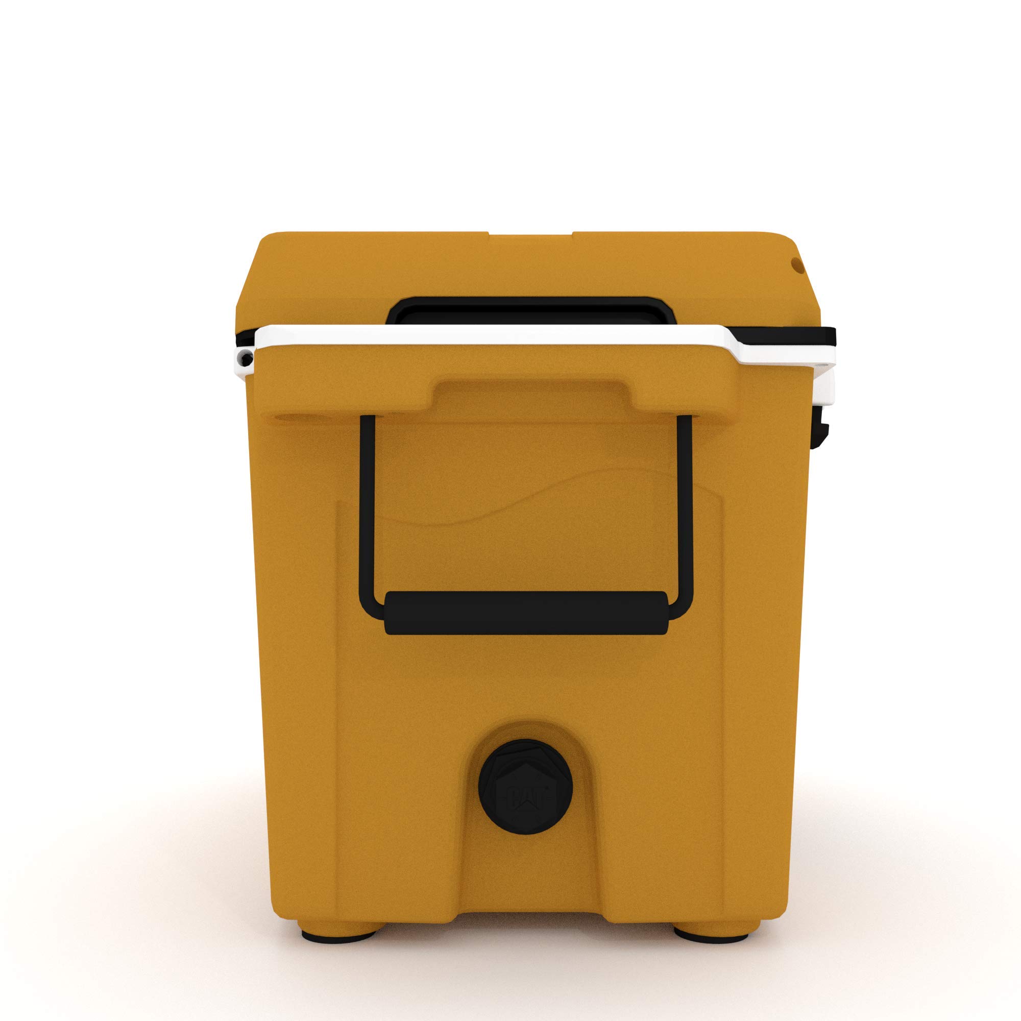 Cat Yellow 55 Quart Hard Cooler for Camping & Outdoor Adventures