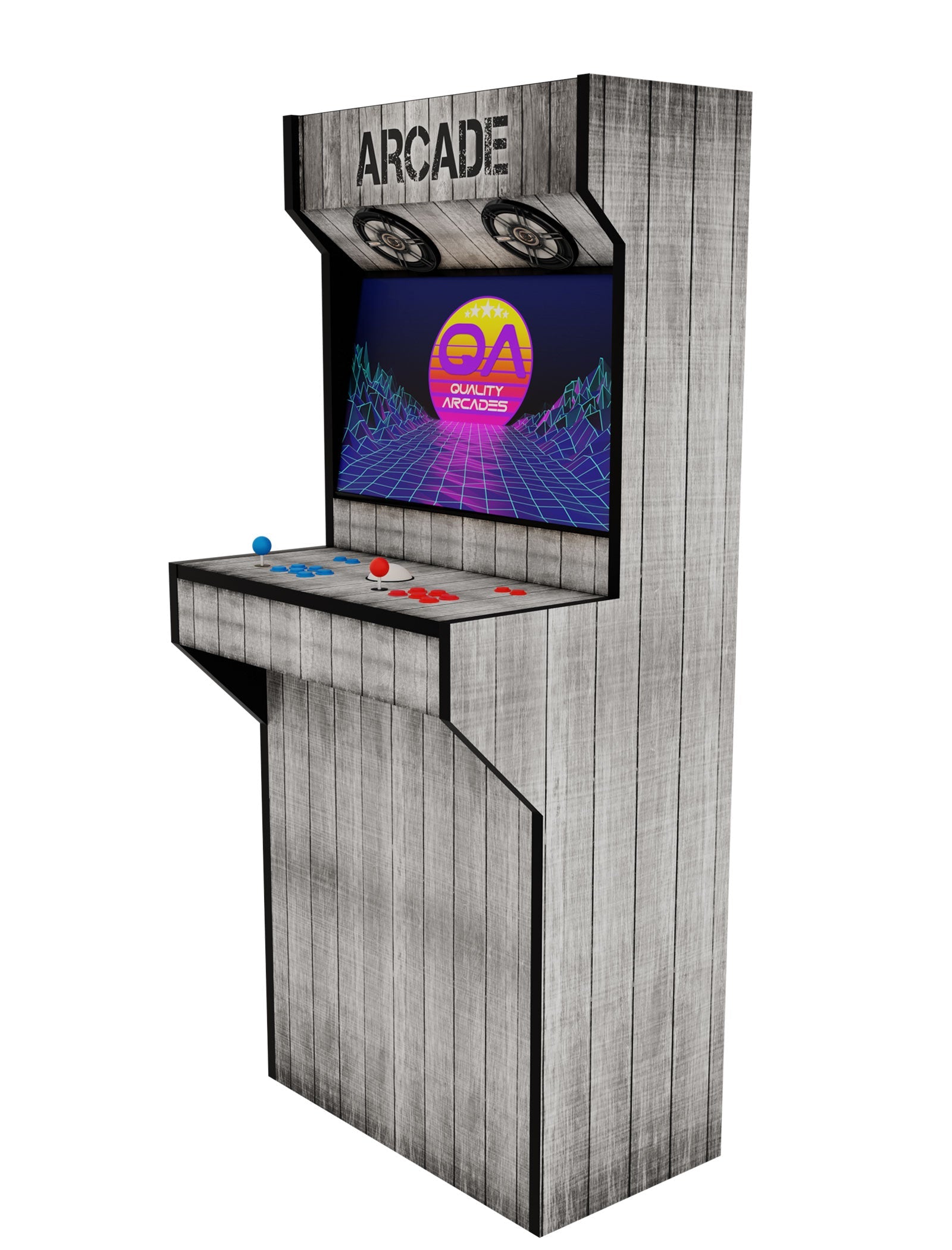 Retro Arcade Machine XT - Full Wrap Design | Classic Gaming Console for Home & Office Entertainment