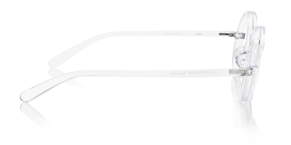 JINS Design Project x Konstantin Grcic PRETZEL 00 Eyeglasses - Lightweight Titanium Frame with Flexible Hinges for Comfortable All-Day Wear | Perfect for Office, Reading & Fashion Accessories