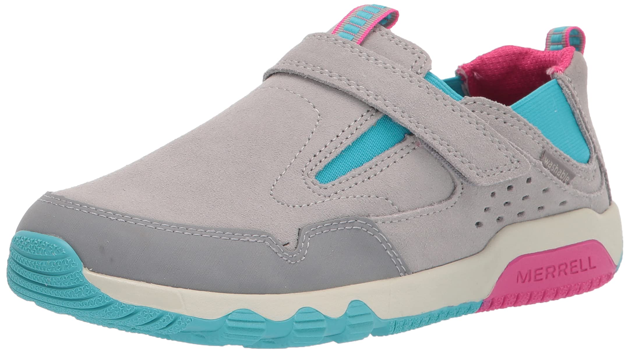 Merrell Kids' Free Roam Jungle Moc Moccasin Shoes - Comfortable & Durable Slip-On for Boys & Girls - Perfect for Outdoor Play, School & Everyday Adventures