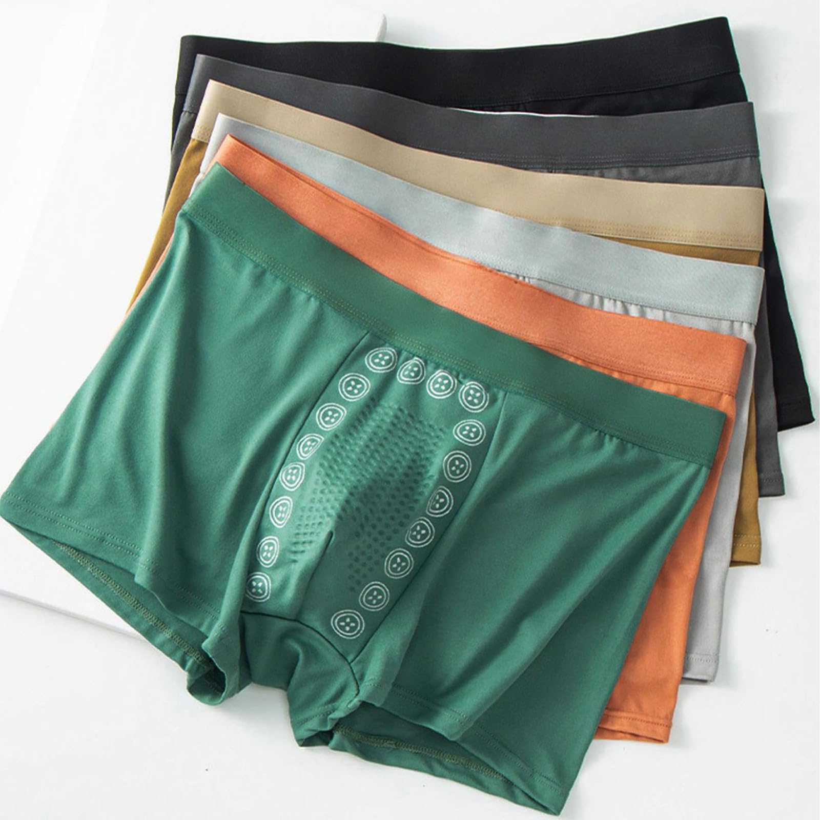 Magnetic Therapy Underwear for Men - Massage & Energetic Boxer Briefs - Pain Relief & Improved Circulation - Perfect for Sports, Workouts & Daily Comfort