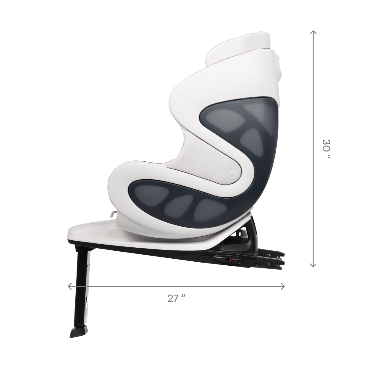 Babyark Convertible Car Seat with Base - 3-in-1 Rear Facing, Forward Facing & Booster for Infants to Toddlers - Safe & Comfortable for Travel, Shopping & Family Road Trips