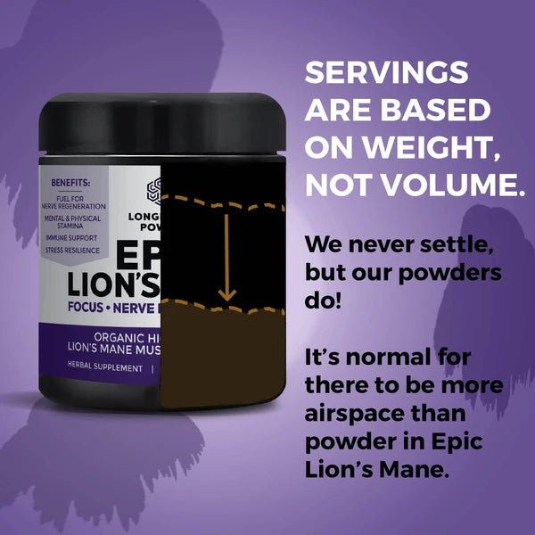 Premium Lion's Mane Mushroom Supplement - Organic Brain Booster & Nootropic for Focus, Memory & Cognitive Support - Ideal for Students, Professionals & Mental Clarity