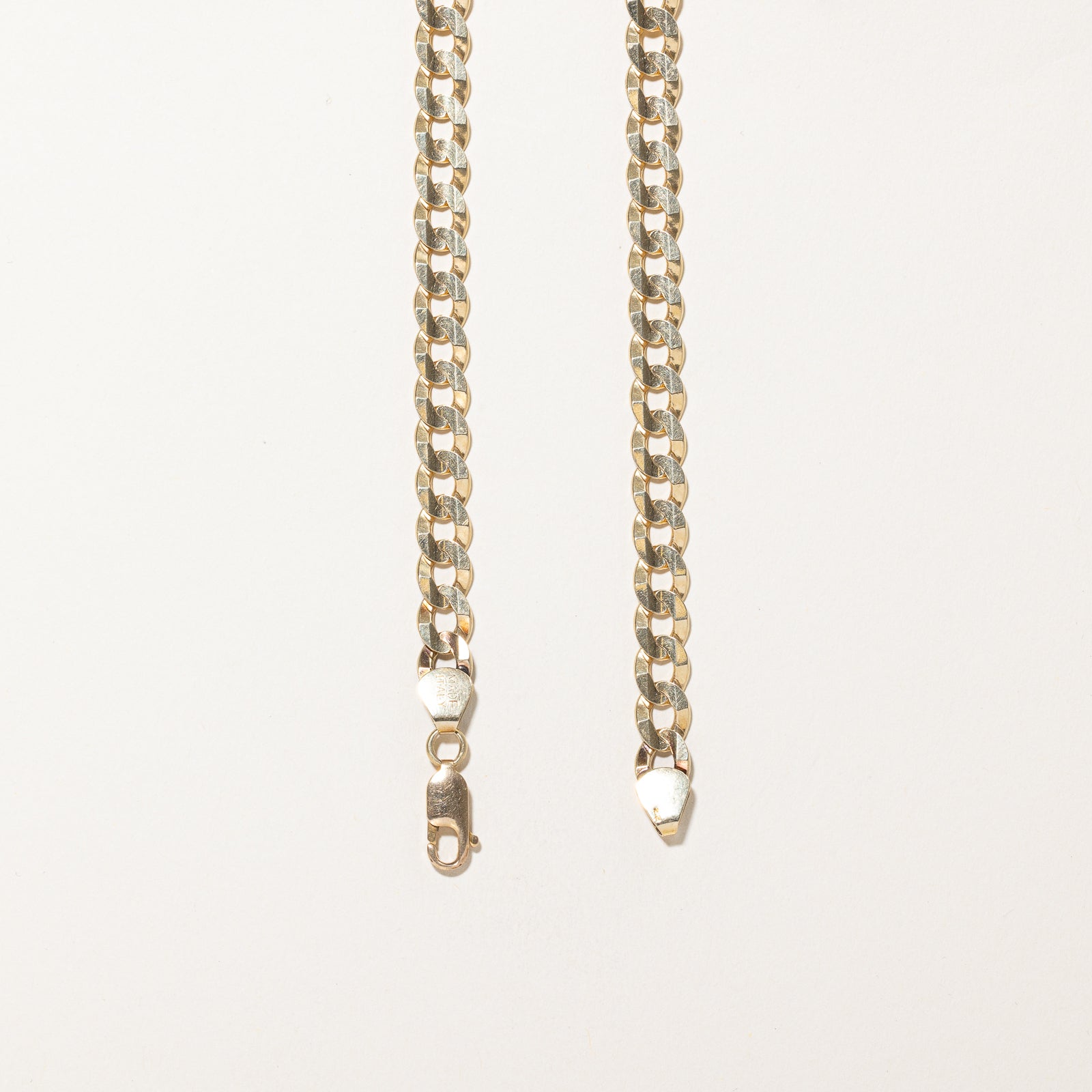 14K Yellow Gold Curb Link Chain Necklace for Women - 6.98mm Thick, 22 Inches Long - Perfect for Layering, Gift Giving & Everyday Elegance