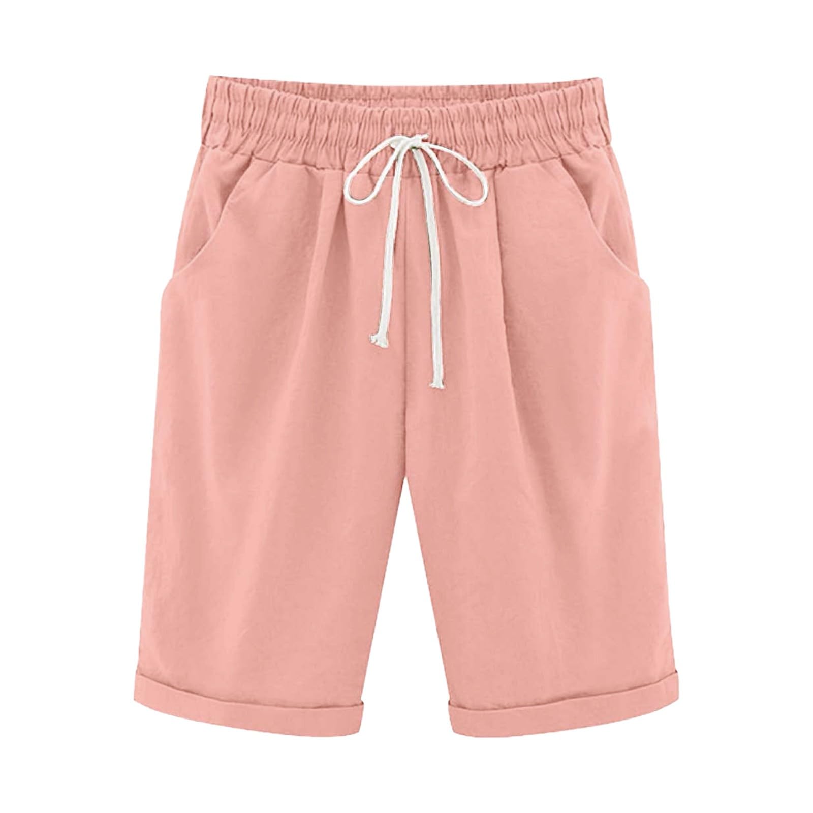 Plus Size Bermuda Shorts for Women - Stretchy 13