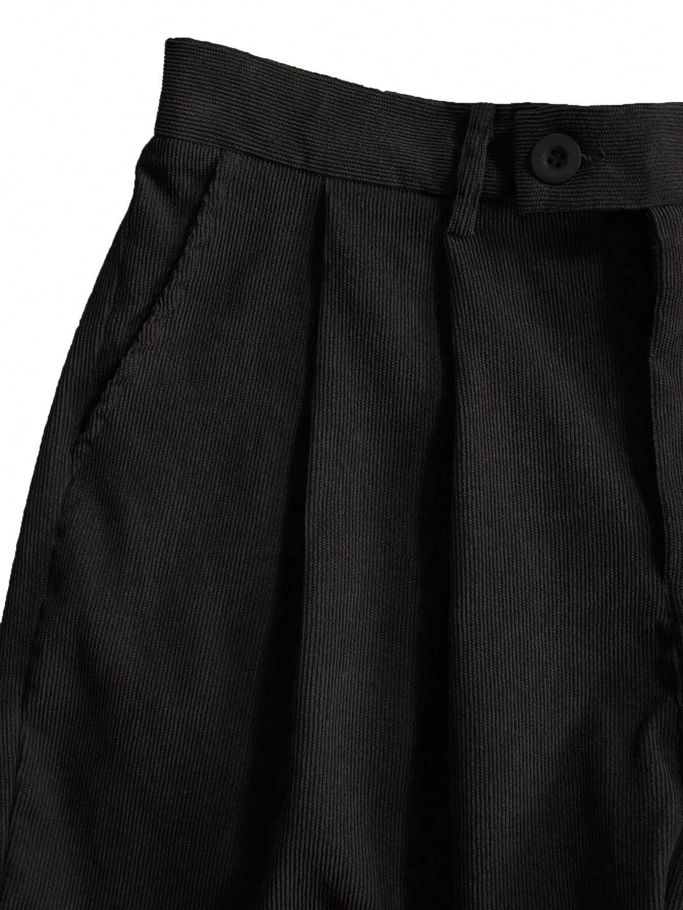 Floerns Men's Slim Fit Pleated Dress Pants for Office Work - Professional Tailored Slant Pocket Trousers for Business, Formal & Casual Wear