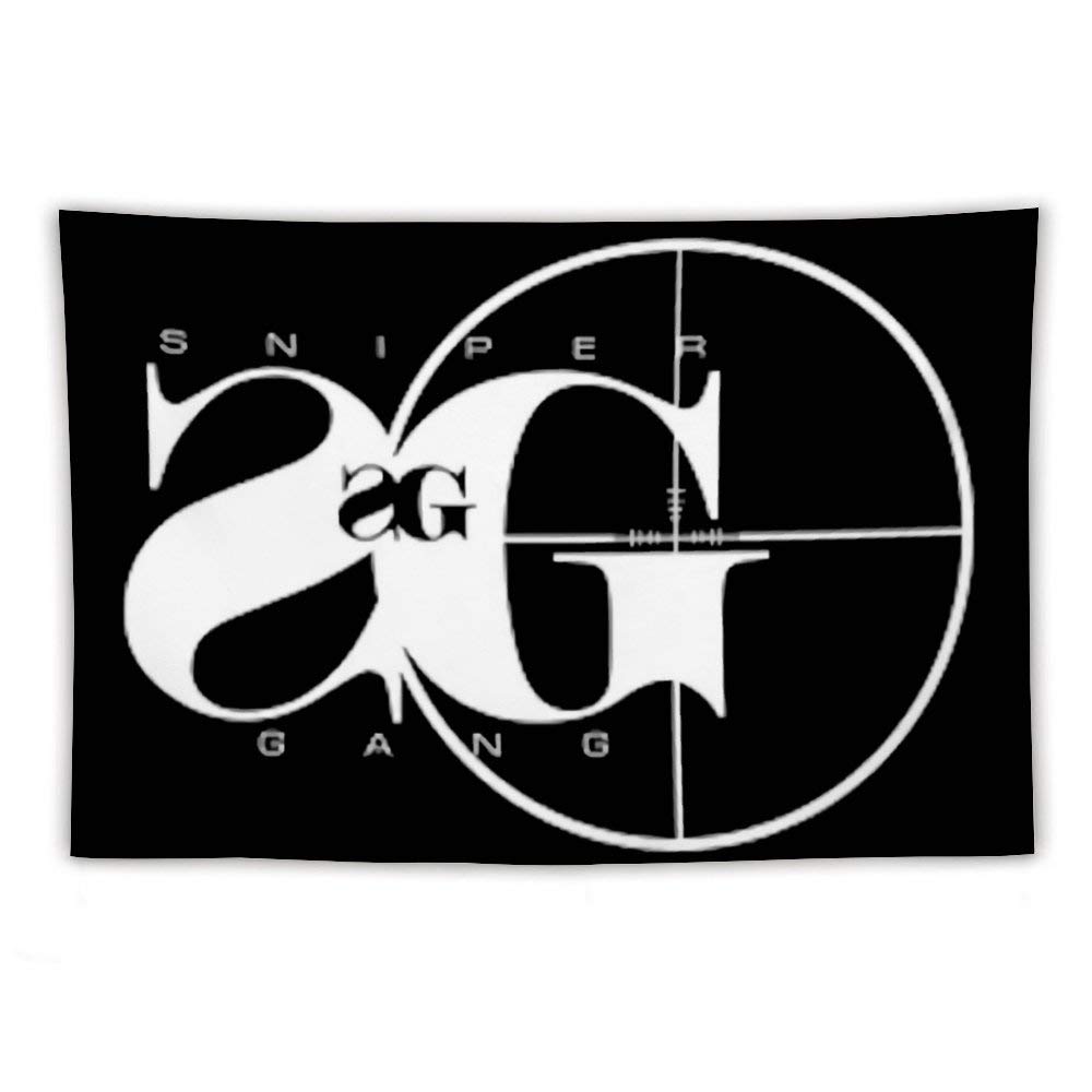 STX Sniper Gang Tapestry Wall Hanging - 40x60 Inch Hip Hop Decor for Bedroom, Living Room, Dorm | Perfect for Urban Style Home Decor & Music Lover Gifts