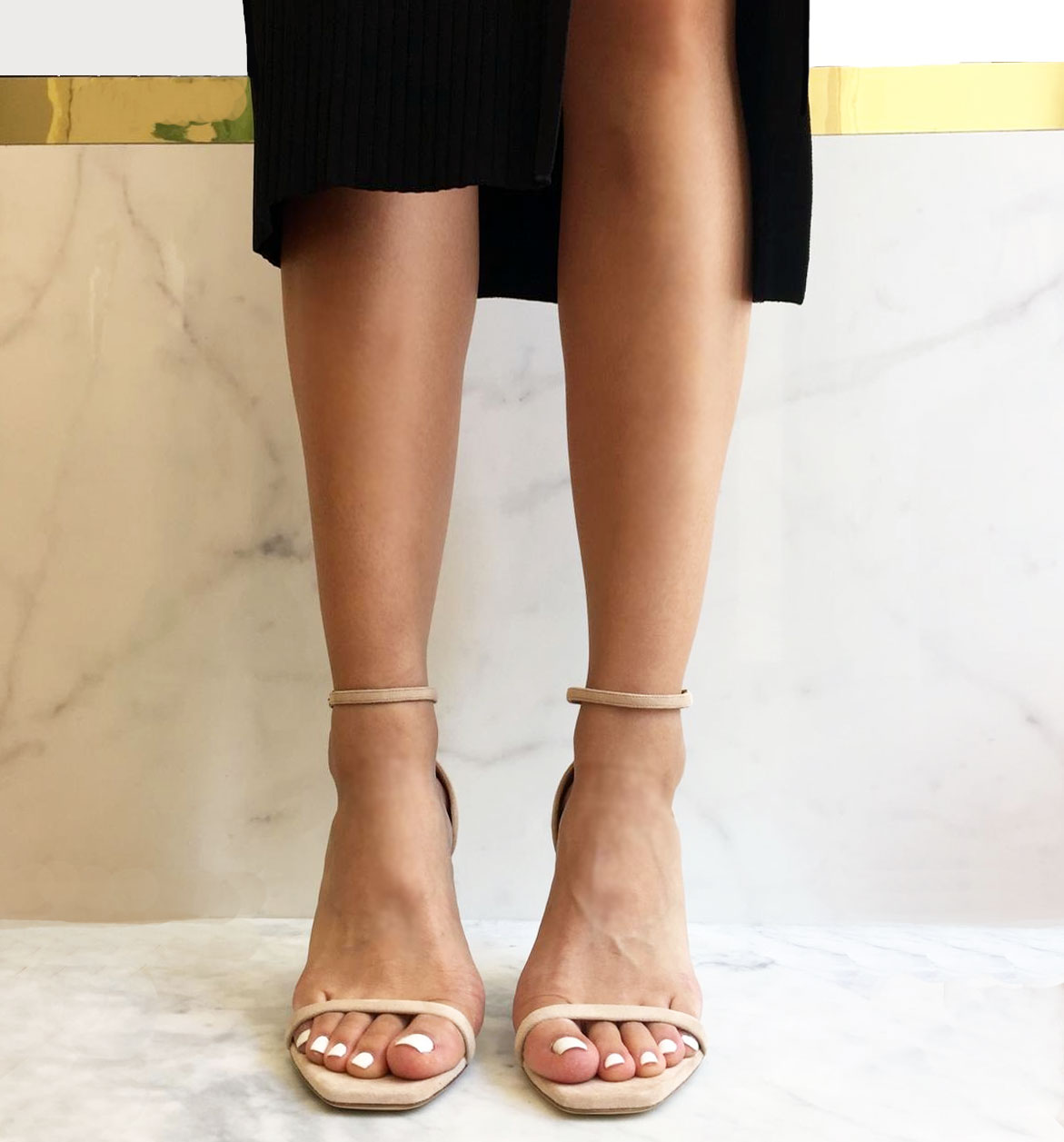 Opyum Suede 85mm Heel Sandals for Women - Luxury High Heel Open Toe Dress Sandals | Perfect for Weddings, Parties & Evening Events