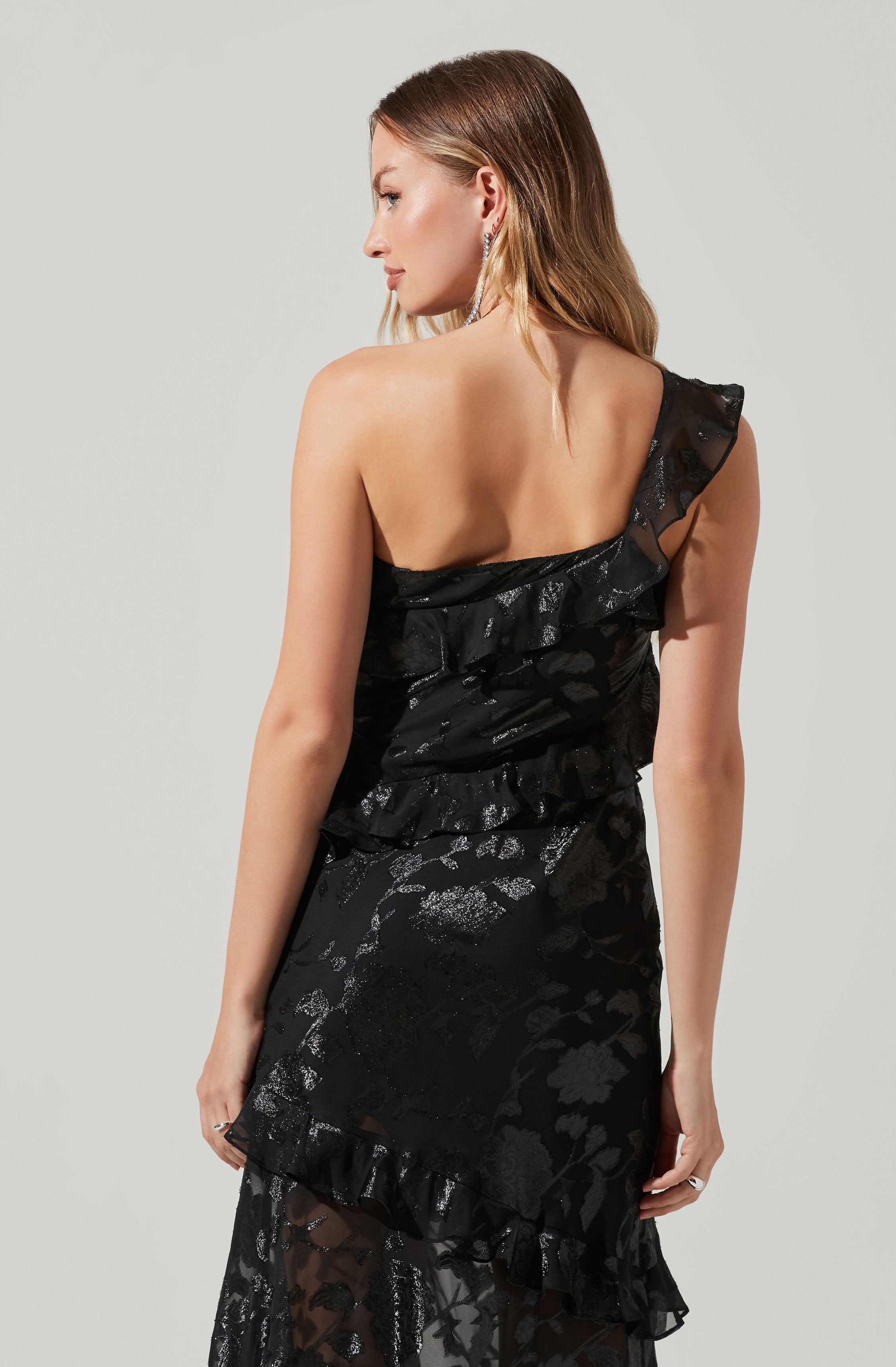 Andrea One Shoulder Floral Maxi Dress - Elegant Summer Beach Wedding Party Gown for Women | Perfect for Vacations, Date Nights & Special Occasions