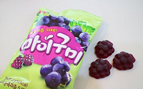 Orion Chewy Grape Flavored Gummy Fruit Snacks - 6 Pack | Delicious & Healthy Snack for Kids Lunch, School, Parties & On-the-Go | Vegan & Gluten-Free Treat