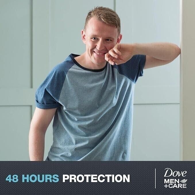 Dove Men+Care Antiperspirant Dry Spray Deodorant for Men - 48 Hour Sweat & Odor Protection, Clean Comfort Scent, 3.8 oz (3-Pack) | Fresh All Day for Workouts, Office & Daily Activities