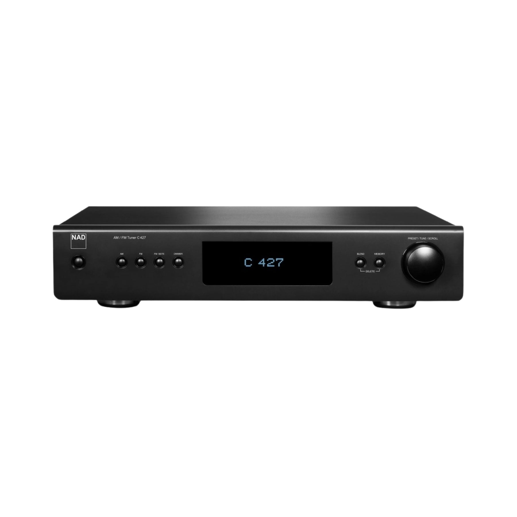 NAD C 427 Stereo AM/FM Tuner - High-Fidelity Radio Receiver for Home Audio & Music Enthusiasts | Perfect for Living Room, Office, or Studio Setup