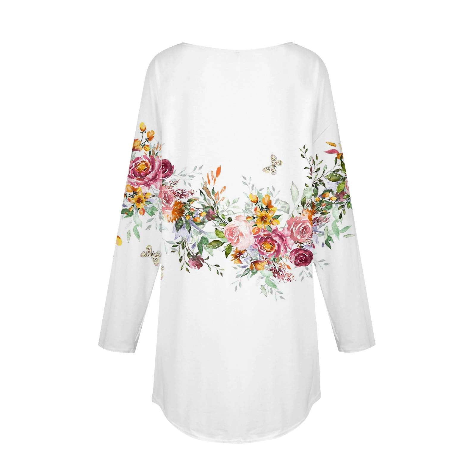 Ceboyel Women's Long Sleeve Tops - Trendy Dressy Casual Shirts & Blouses for Fall 2023 | Cute Tunics & Tees for Going Out, Work, and Everyday Wear