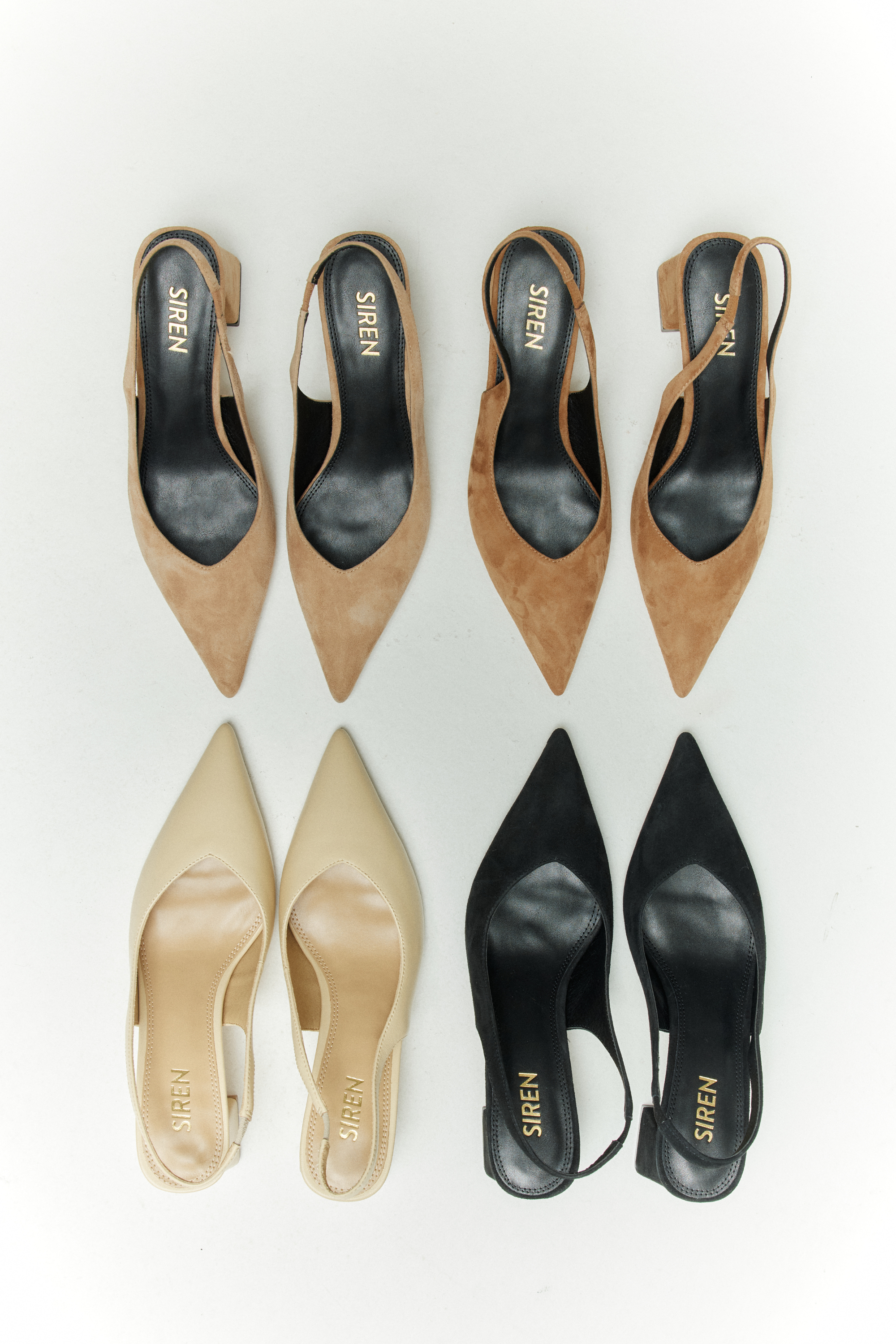 Yankee Slingback Block Heel Sandals - Custard Yellow Genuine Leather Women's Shoes for Summer, Weddings & Office Wear