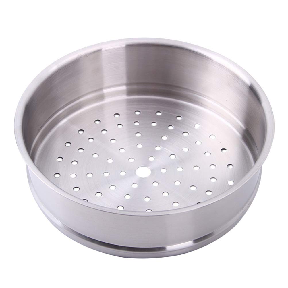 Hemoton Stainless Steel Veggie Steamer Basket - 3-Tier Dumpling & Seafood Steamer Pot with Stand, Perfect for Chinese Cooking, Fish, Vegetables & Canned Foods - Ideal for Healthy Meal Prep & Asian Cuisine