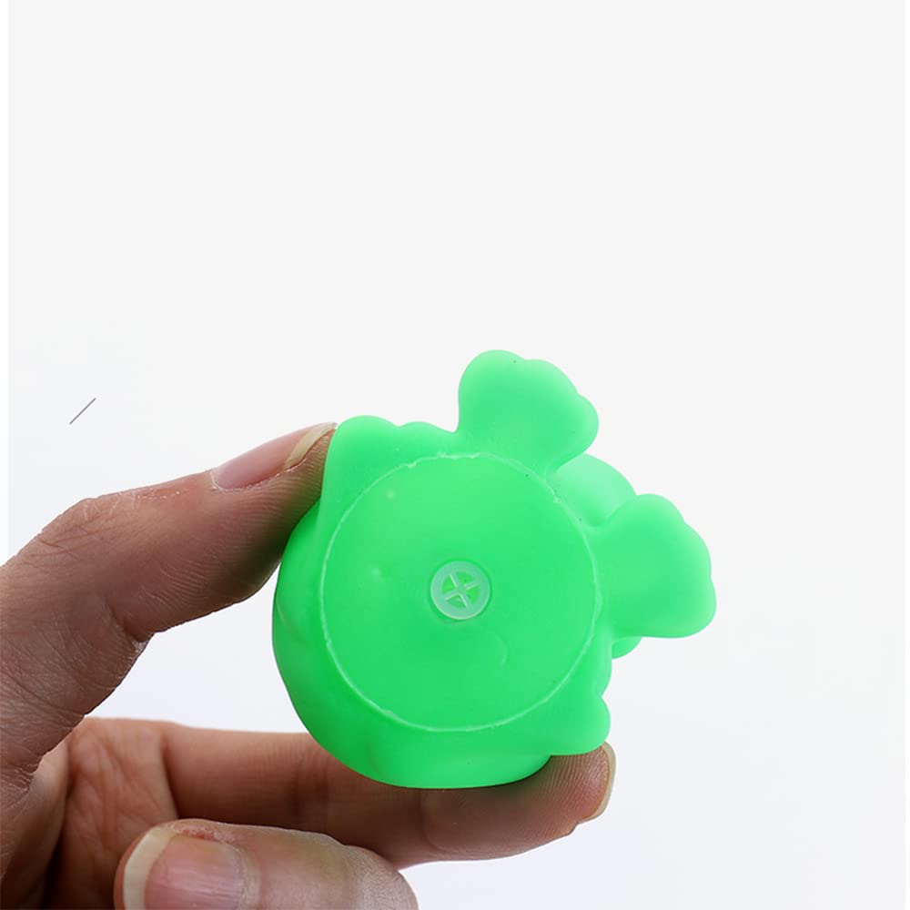 **4Pcs Rubber Green Frog Family Bath Toys - Squeaky Floating Ducks for Toddlers, Boys & Girls - Fun Bathtub & Shower Toys for Baby Playtime**