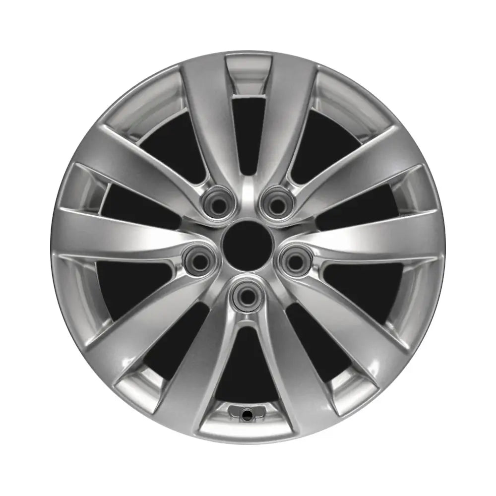 16 Inch Kia Forte Replacement Wheel - Silver Alloy Replica Rim 74677 | Perfect for Car Upgrades & Customization