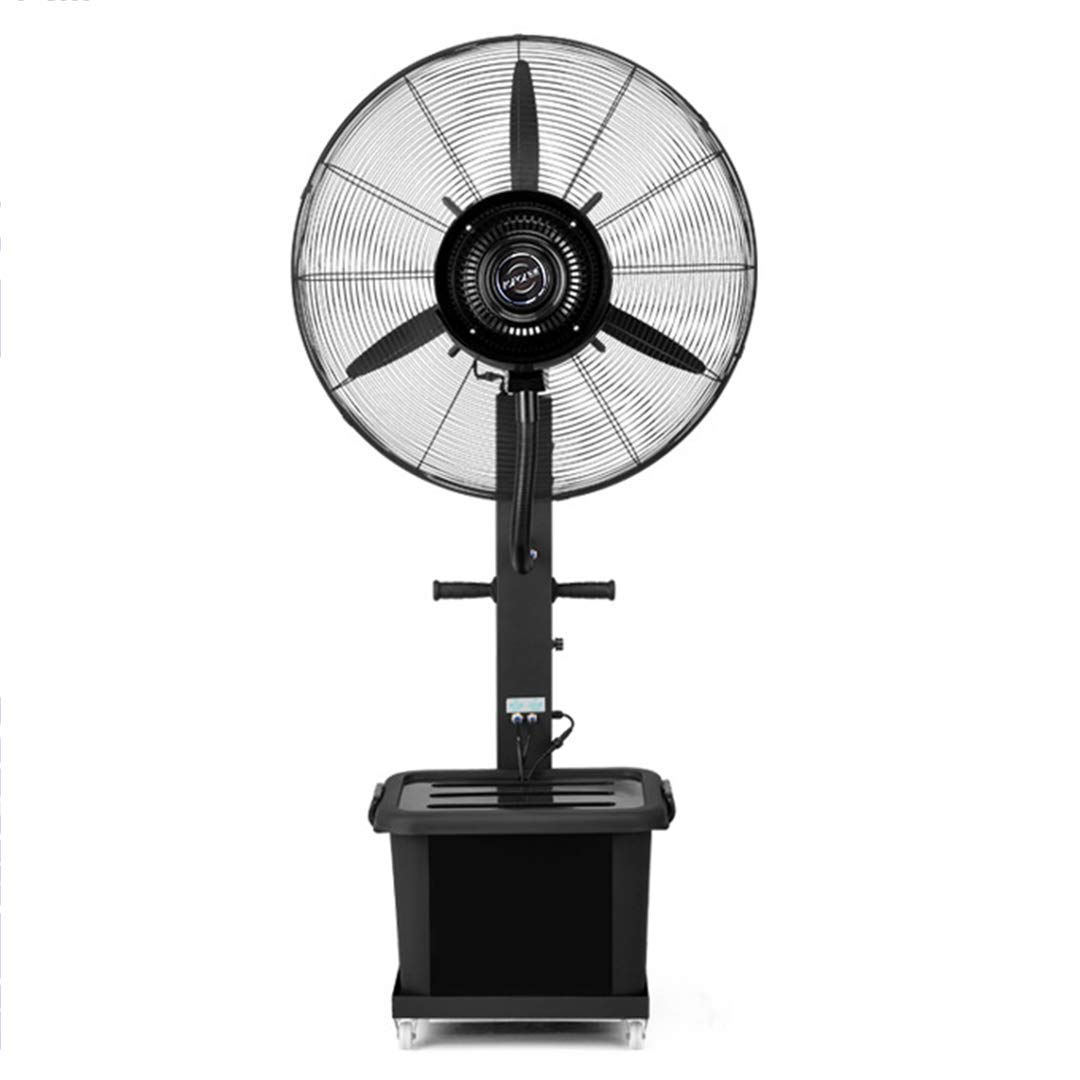 42L Oscillating Pedestal Misting Fan with 3-Speed Adjustments - Standing Floor Cooling Fan with Pivoting Head for Fast Cooling - Ideal for Home, Office, Bedroom, Shop & Factory Use - Perfect for Outdoor Patios, Warehouses and Hot Summer Days